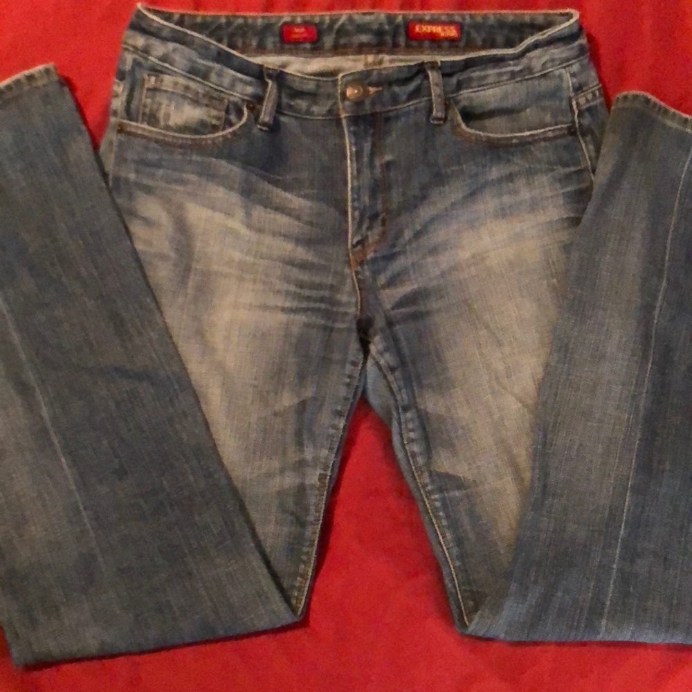 Express Bootcut Mia jeans in medium wash